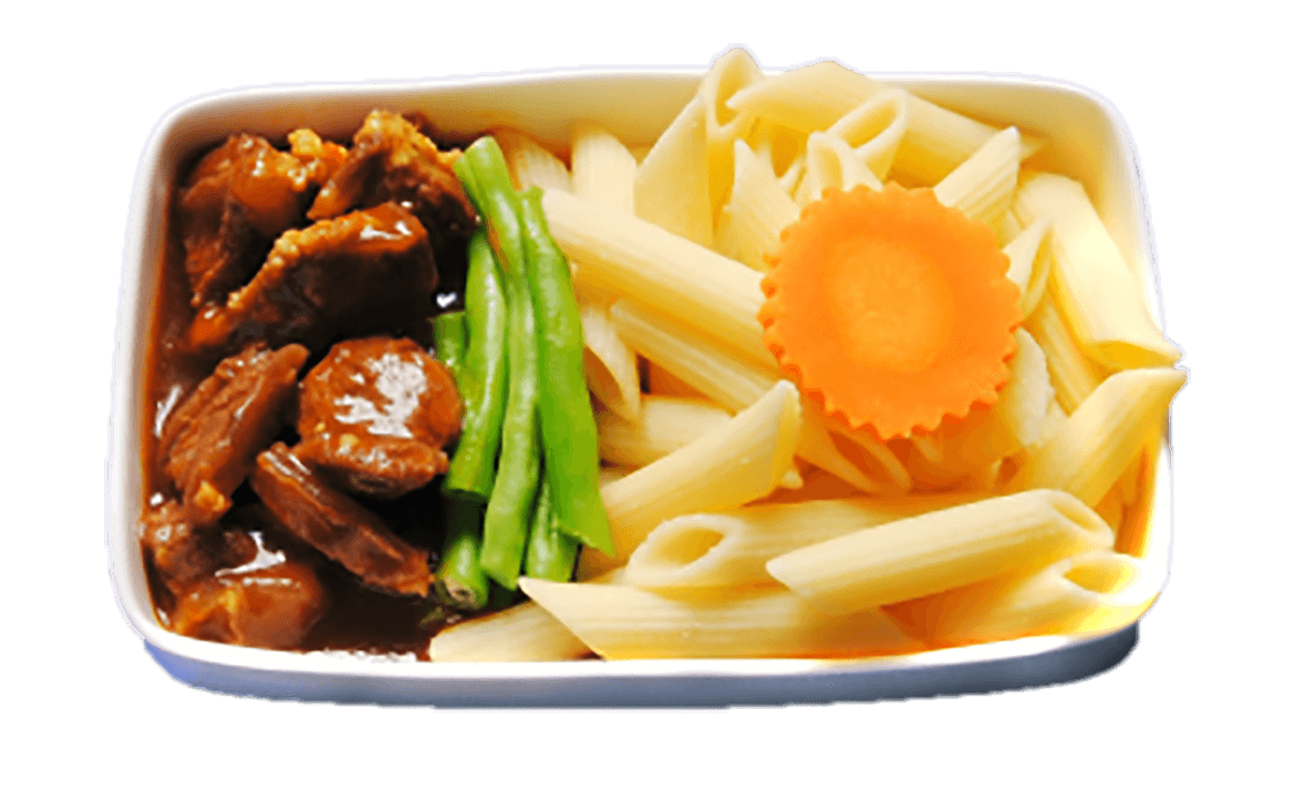 Pasta with stewed beef